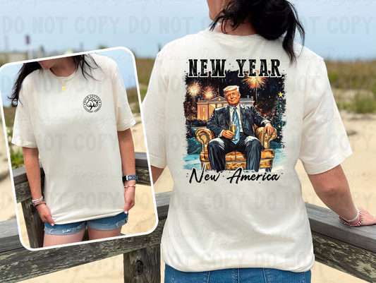 Trump New Year New America - Ivory