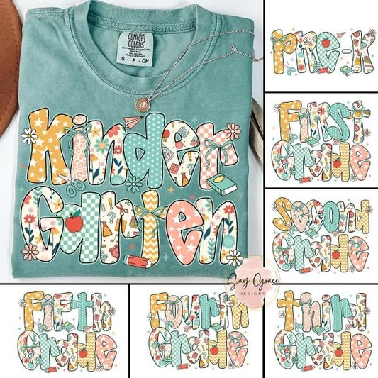 Grade Level Boho Floral