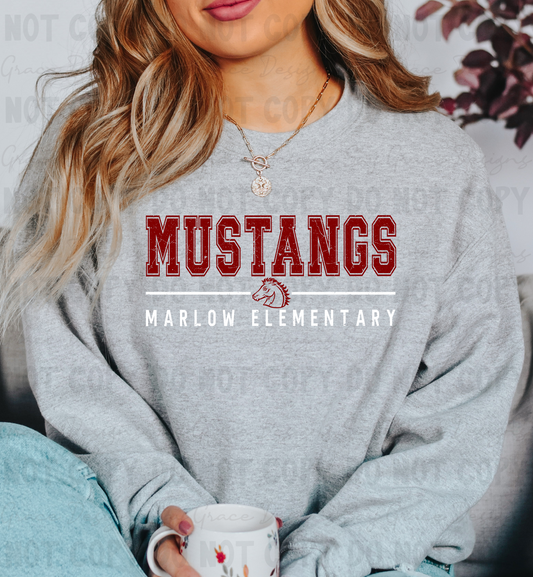 Mustangs Marlow Distressed