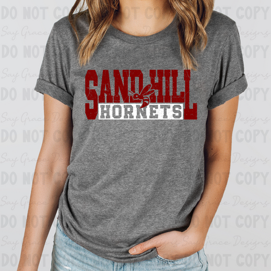 Sand Hill Hornets Distressed