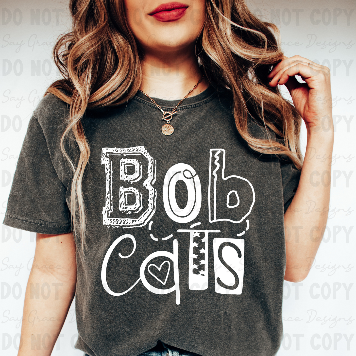 Bobcats Doodle Letters