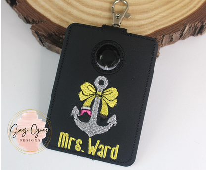 Alarm ID Badge Holder