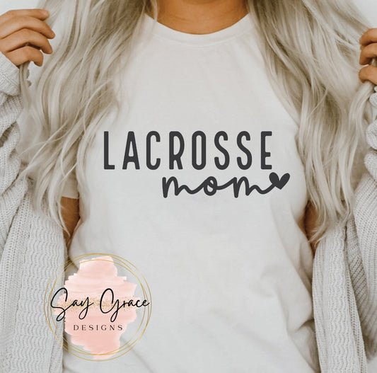 Lacrosse Mom Heart