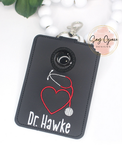 Alarm ID Badge Holder