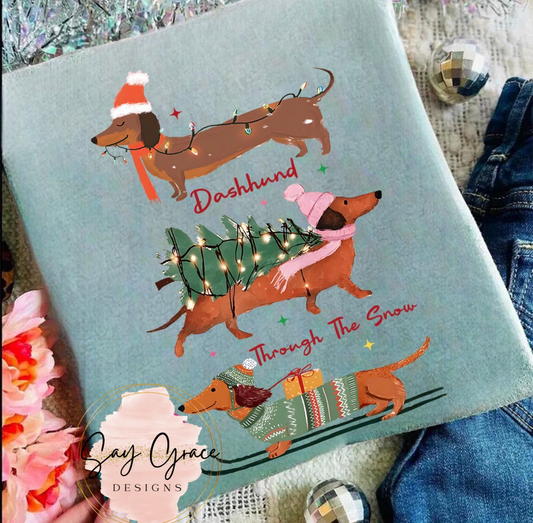 Dachshund Through the Snow