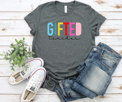 Colorful Block Letters Grades/Specials