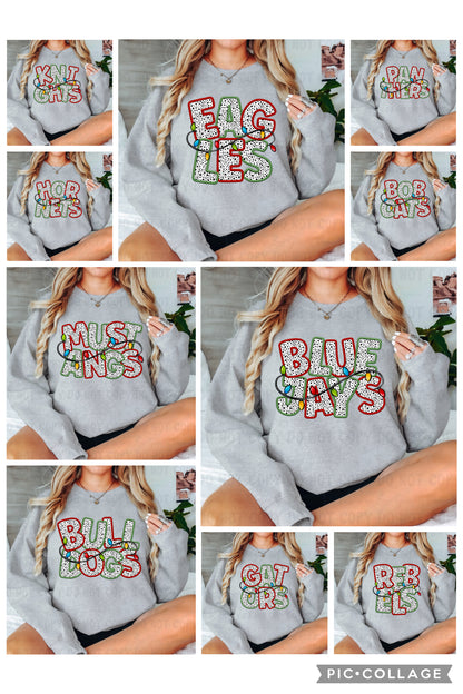 Christmas Lights Mascots