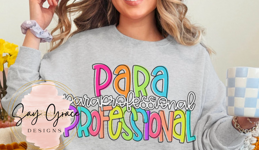 Paraprofessionals Bright with Script