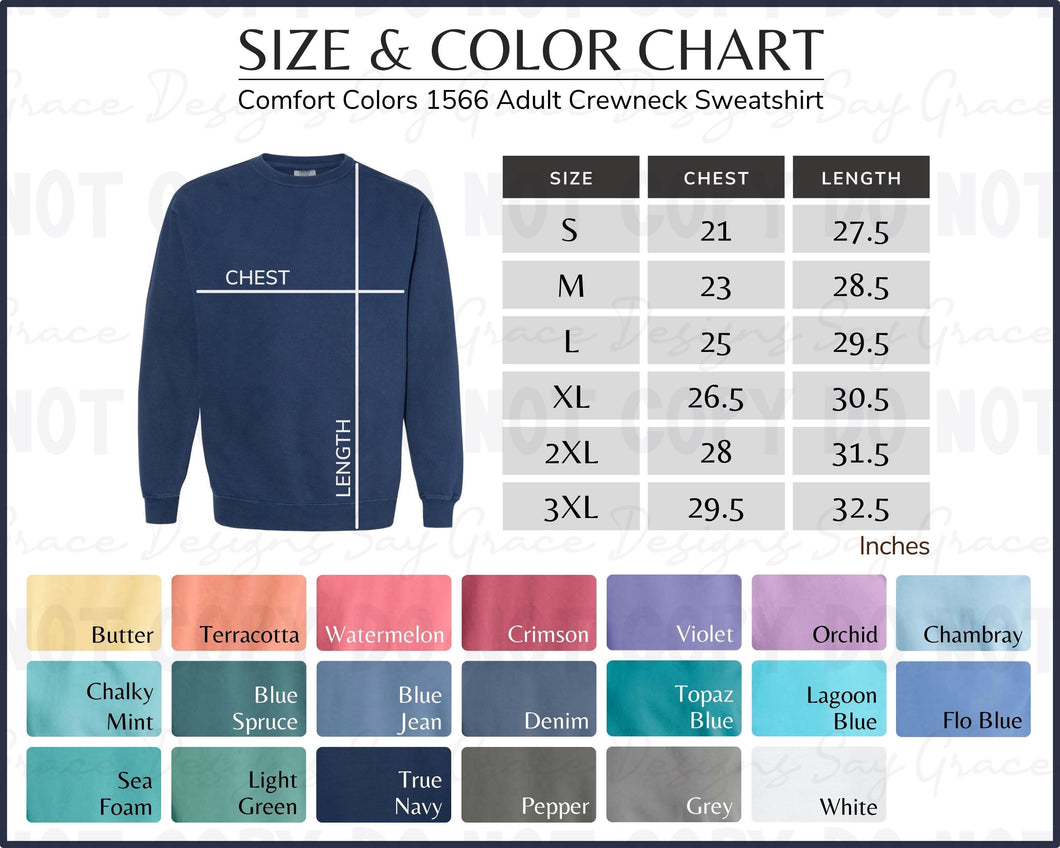Comfort Colors Sweatshirt Adult