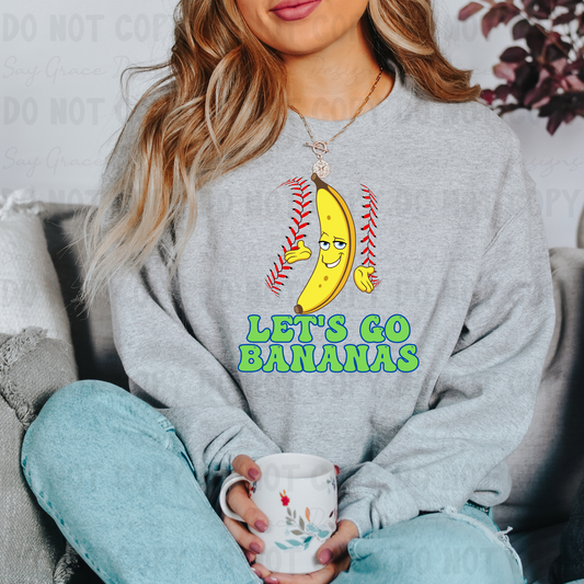 Bananas with Baseball Threads