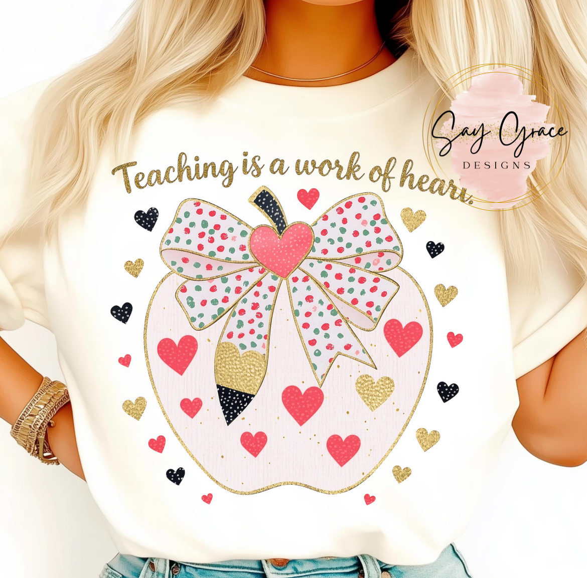 Teaching is a Work of Heart Apple