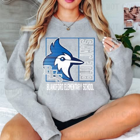 Blandford Blue Jays Square with Initials
