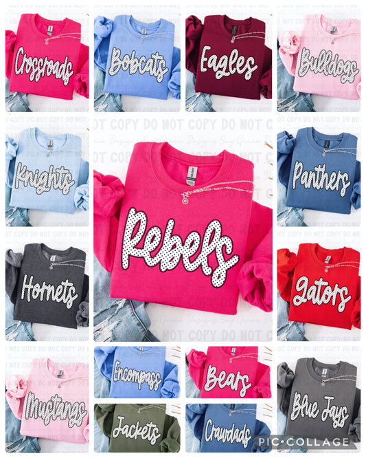 Mascot Polka Dot Script