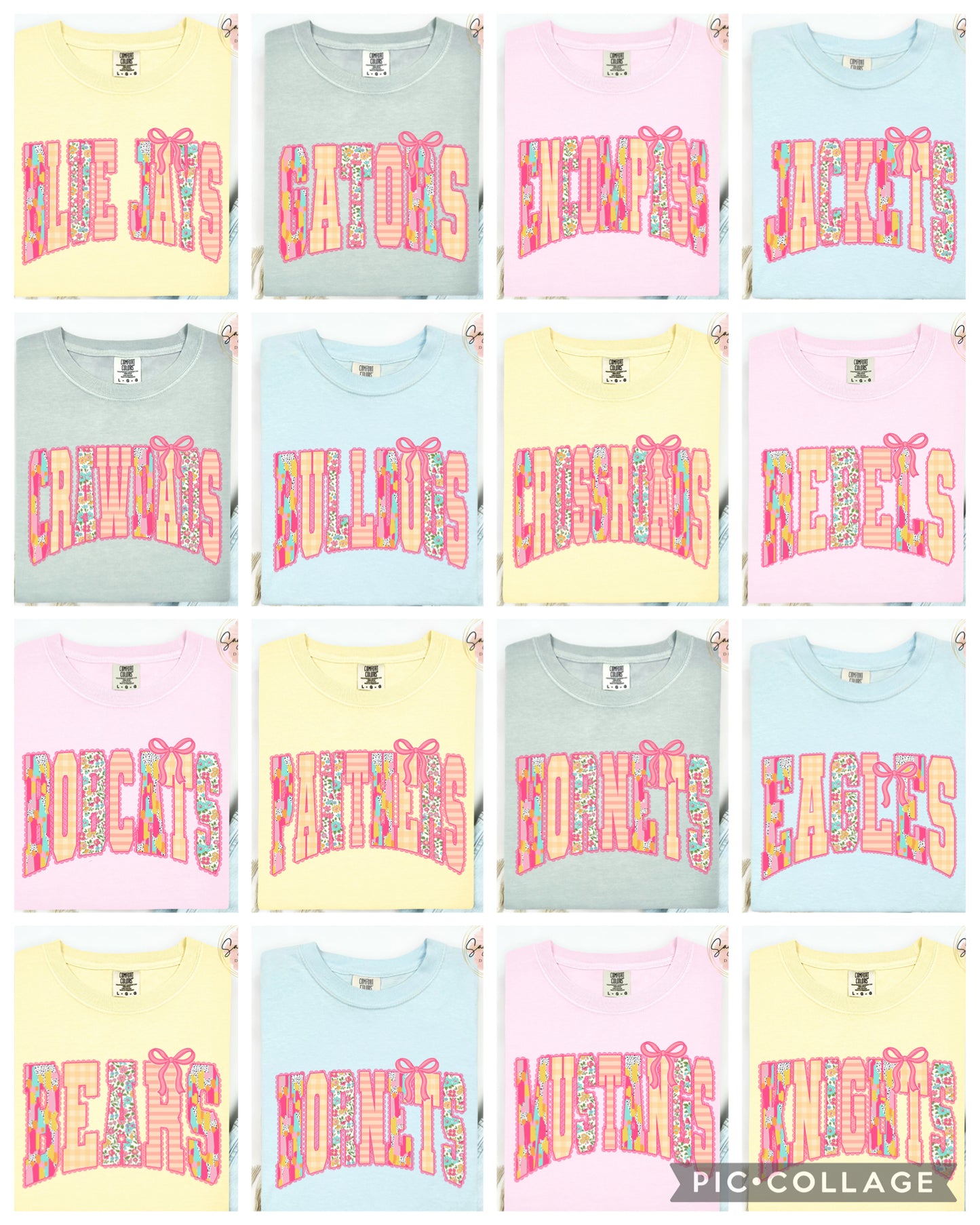 Mascot Varsity Orange/Pink