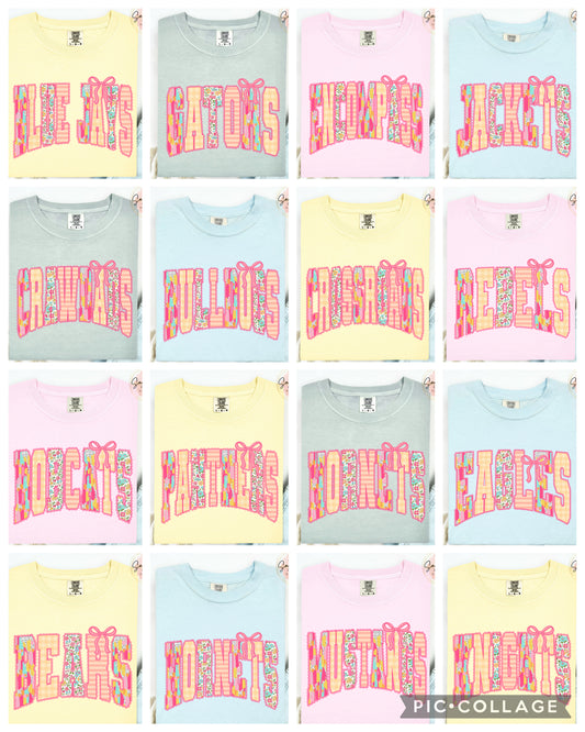 Mascot Varsity Orange/Pink