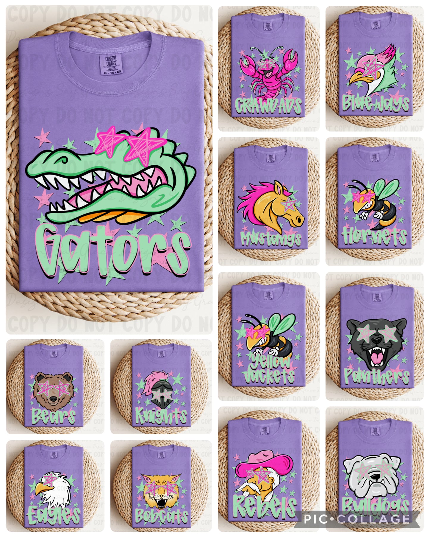 Mascot Preppy Stars