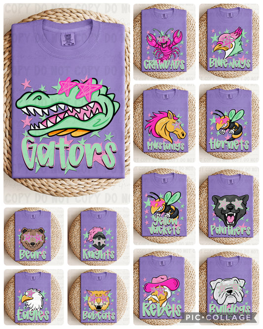 Mascot Preppy Stars
