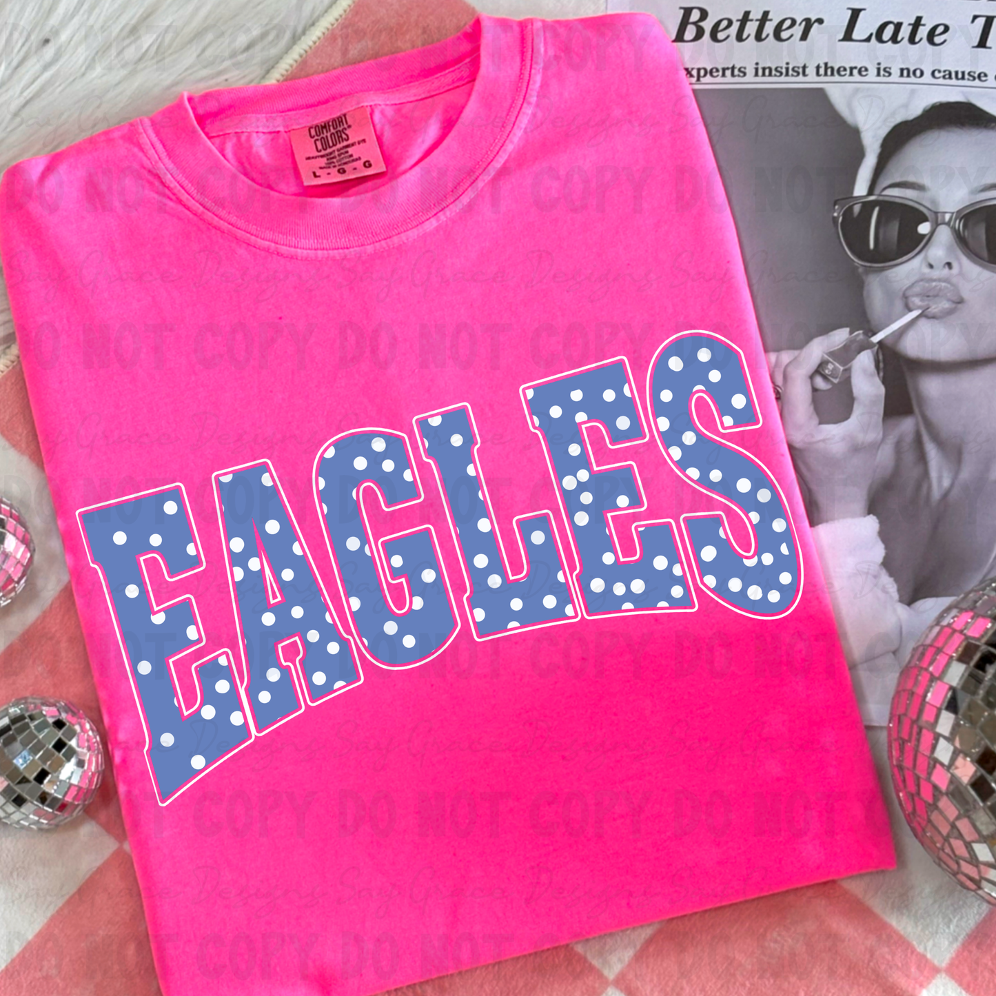 EAGLES Varsity Polka Dot