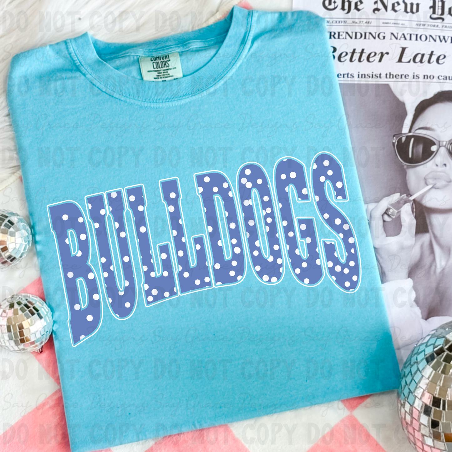 BULLDOGS Varsity Polka Dot