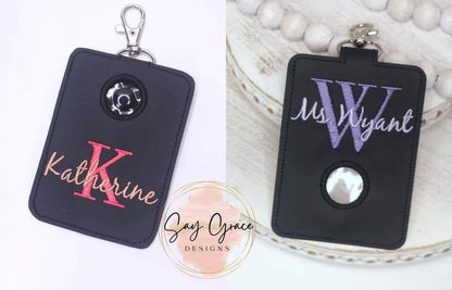 Alarm ID Badge Holder