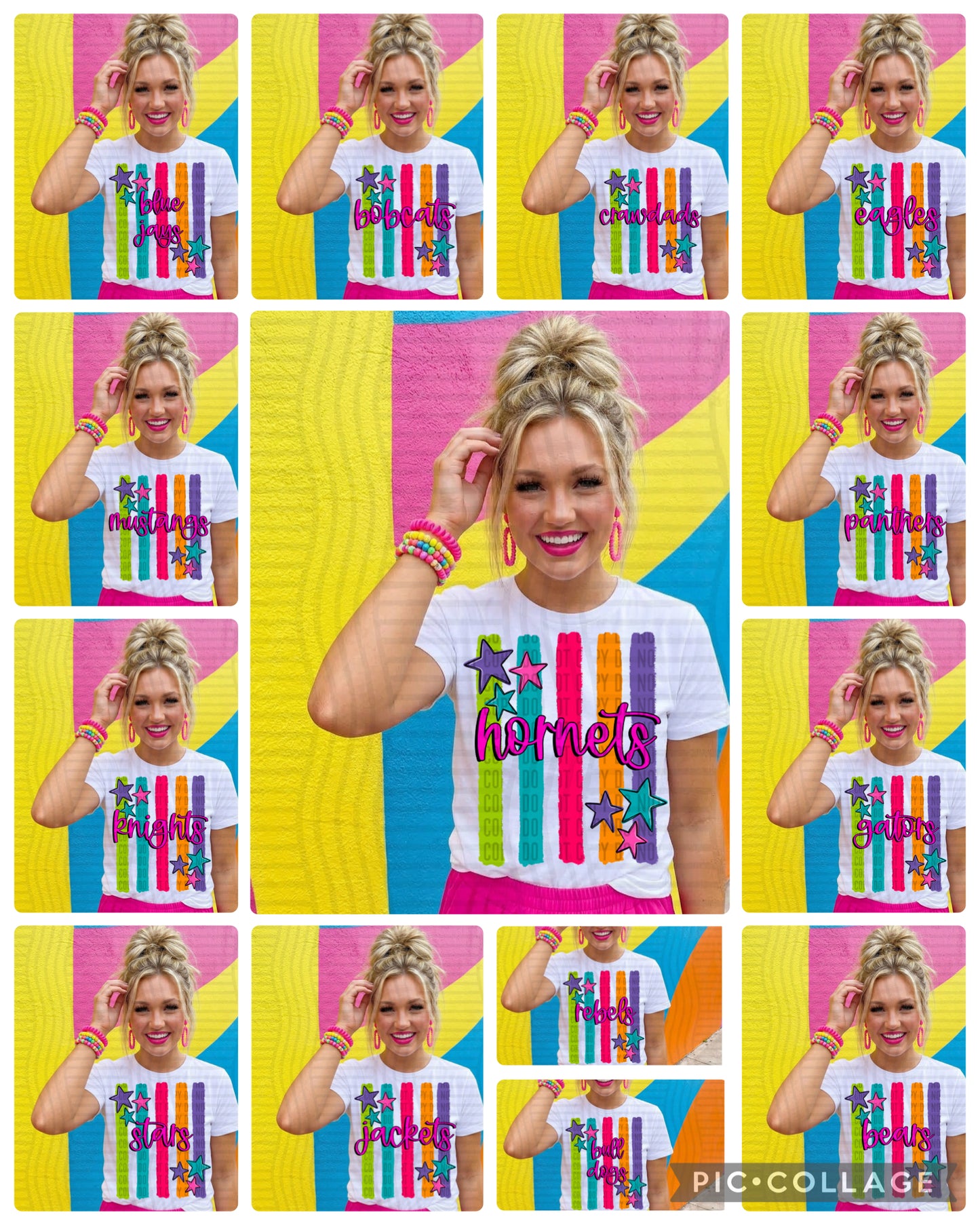 Mascot Rainbow Stripes