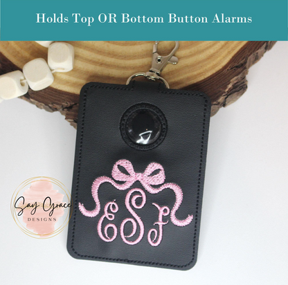 Alarm ID Badge Holder