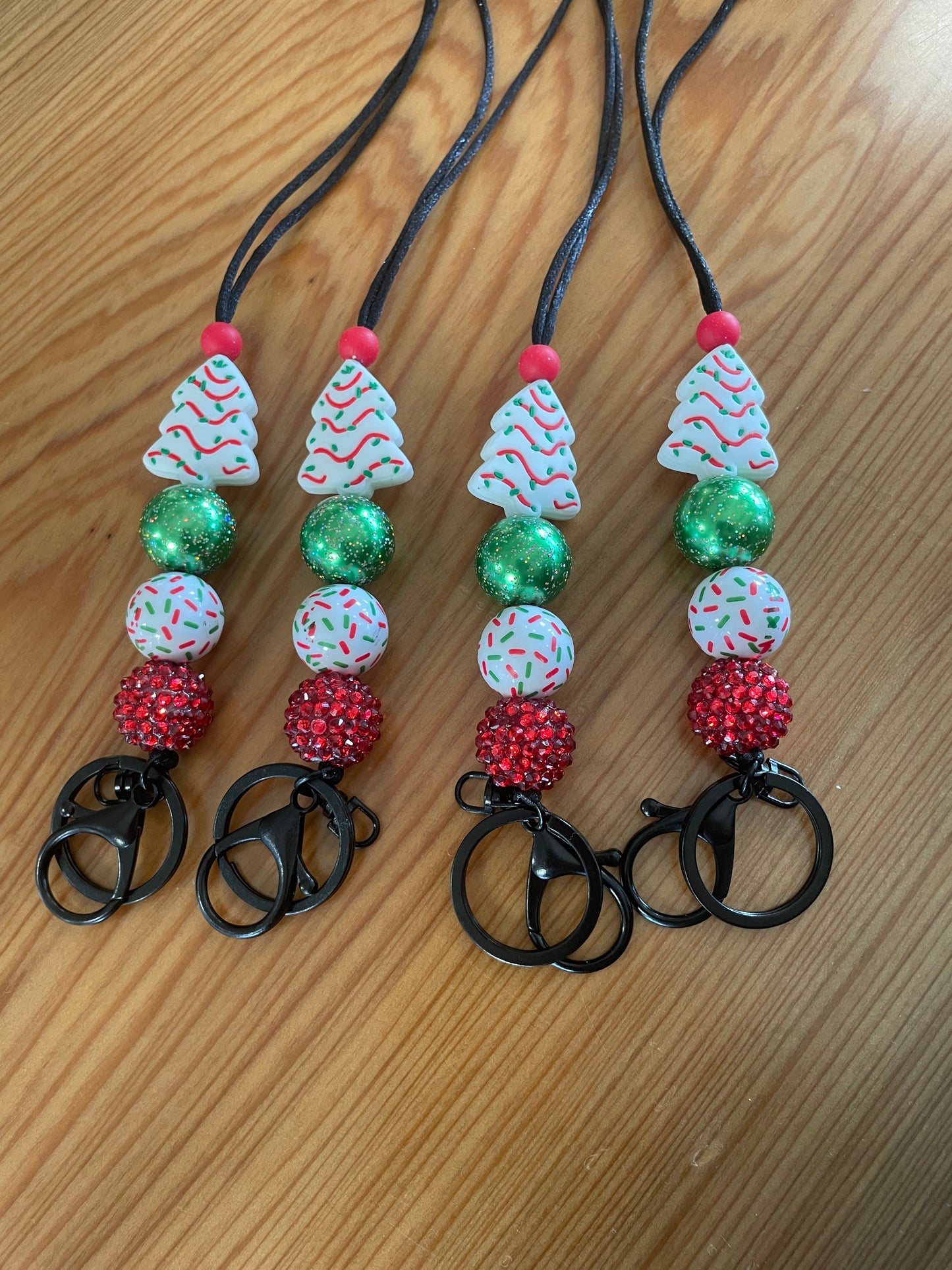 Christmas Snack Cake Lanyard