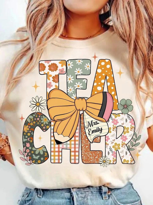 Boho Teacher Personalized