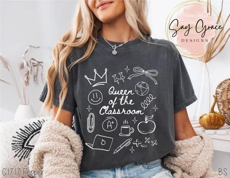 Queen of the Classroom Doodle