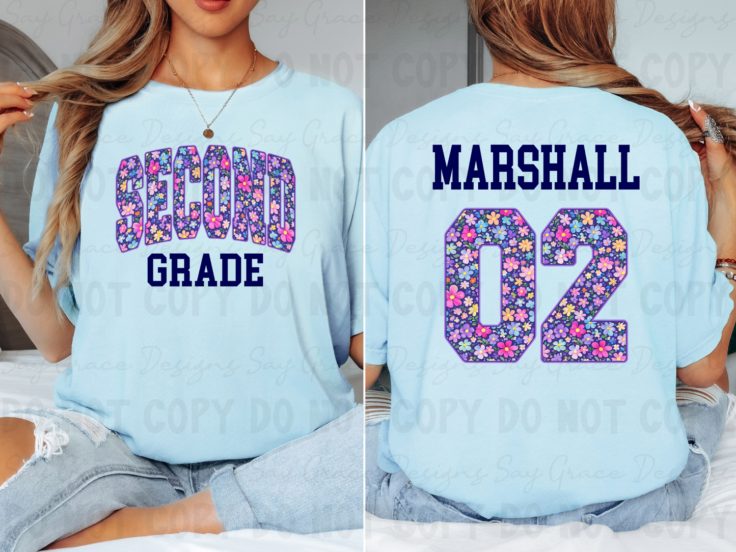 Grade Level Jersey Personalized