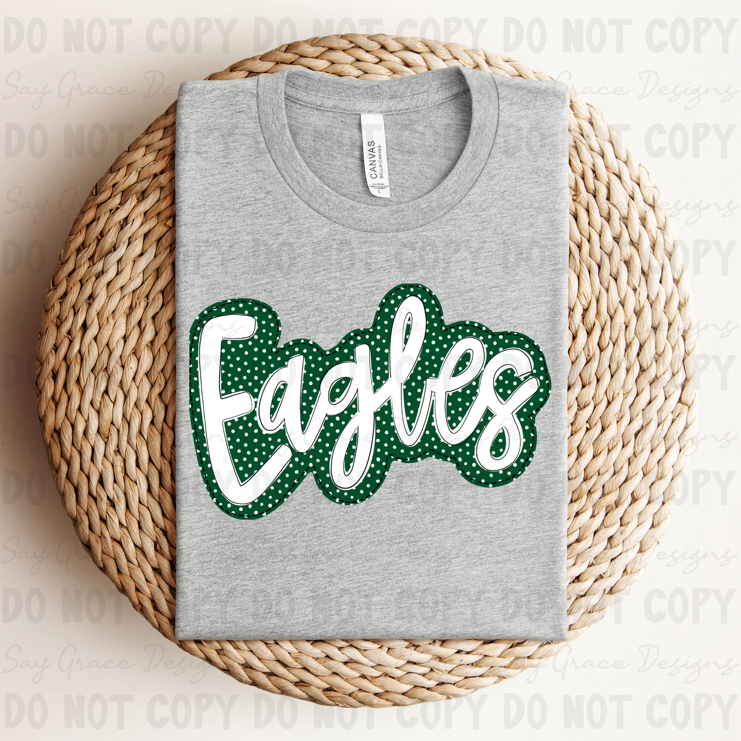 Eagles Polka Dot Background