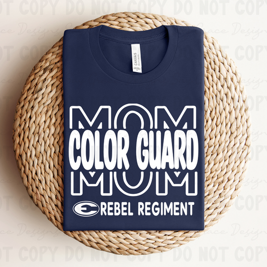 Color Guard Mom Repeat Rebel Regiment