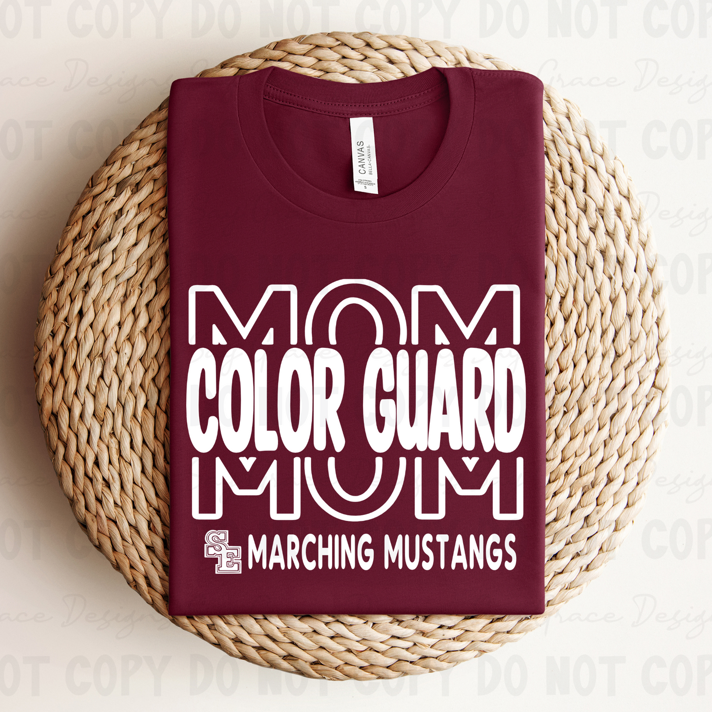 Color Guard Mom Repeat Marching Mustangs