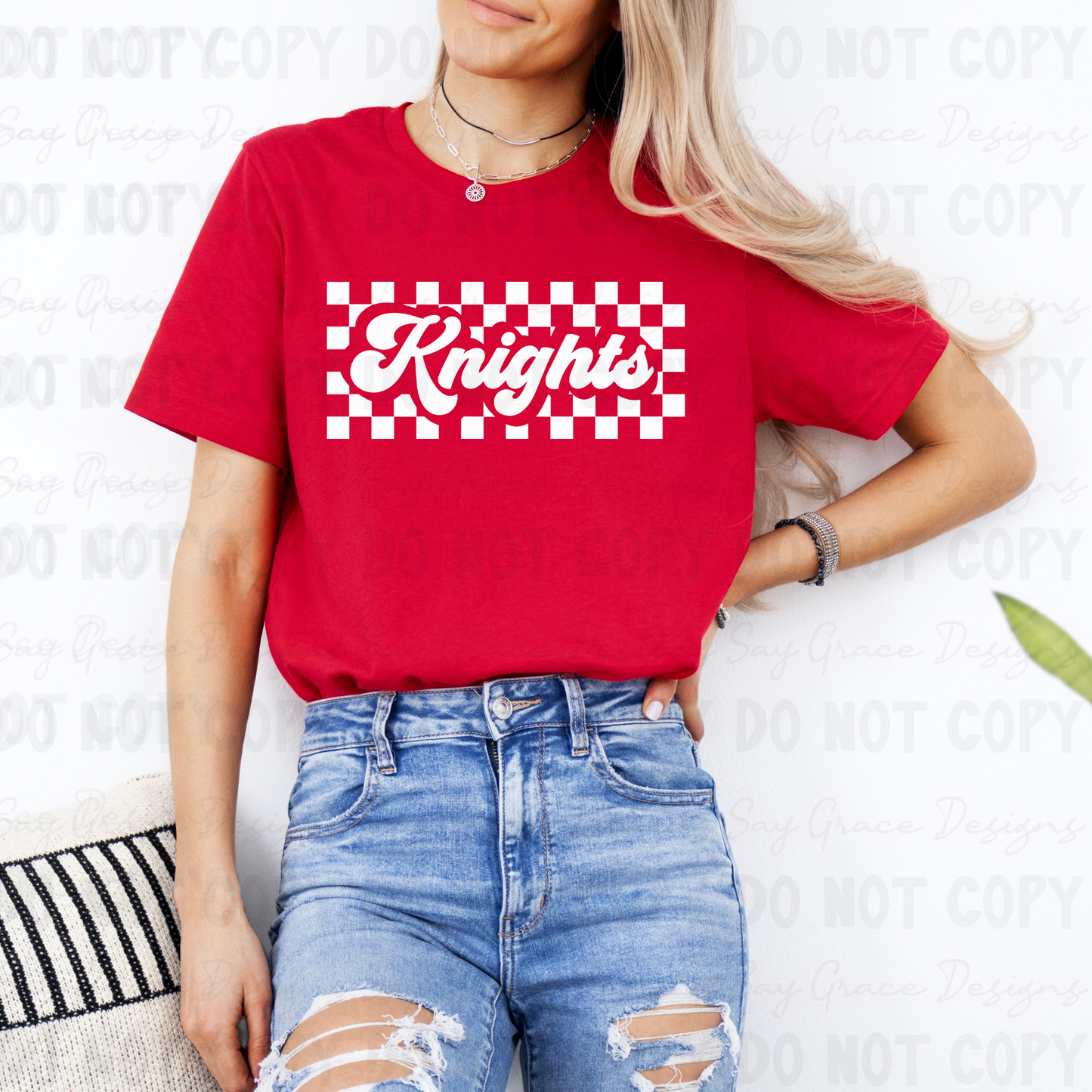 Knights Checkered Rectangle
