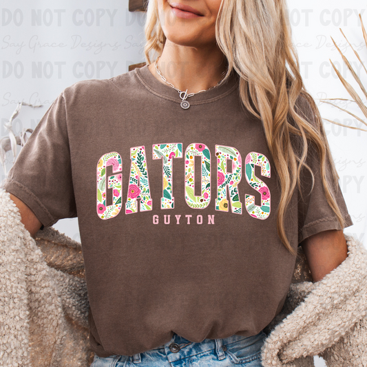 Gators Guyton Floral Varsity