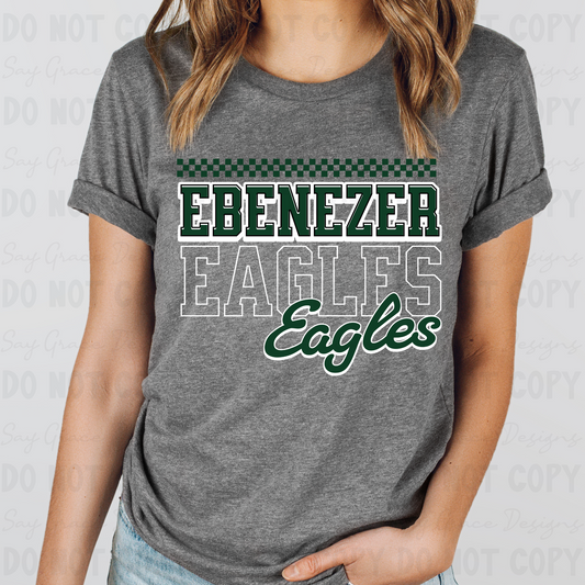 Ebenezer Eagles Top Checkered