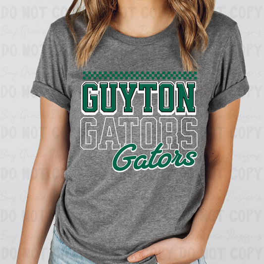 Guyton Gators Top Checkered