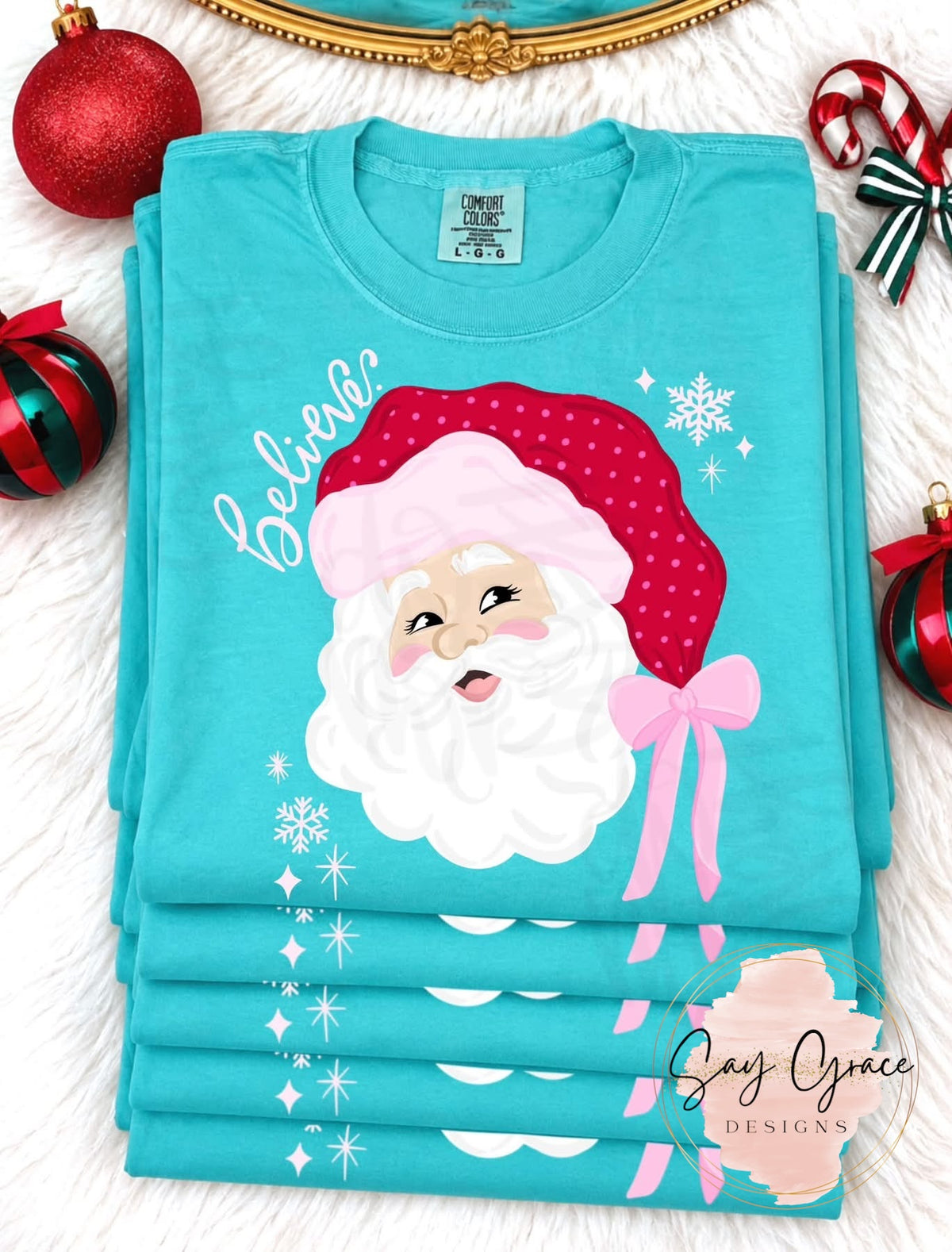 Believe Santa Face