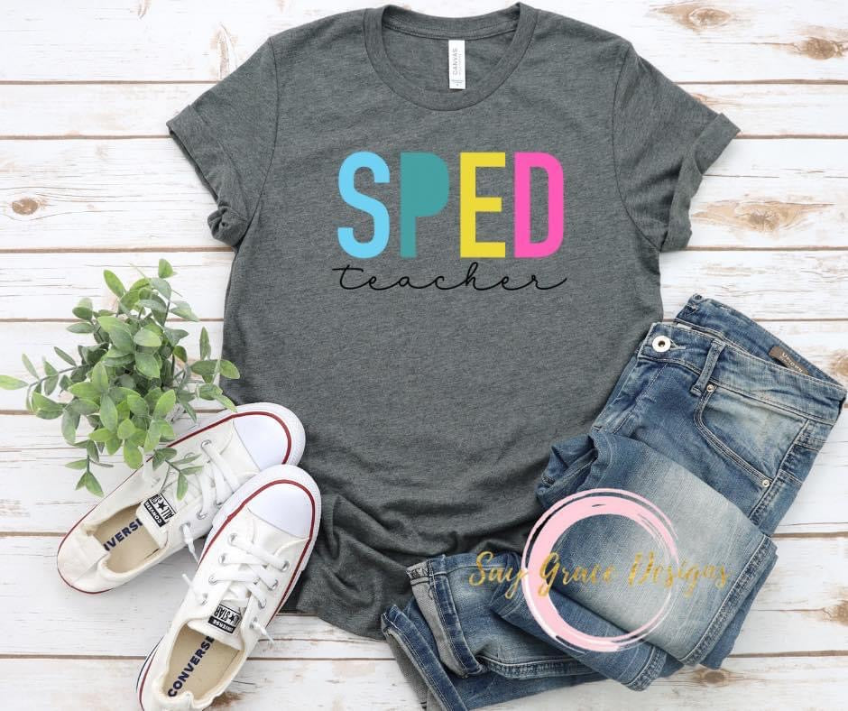 Colorful Block Letters Grades/Specials