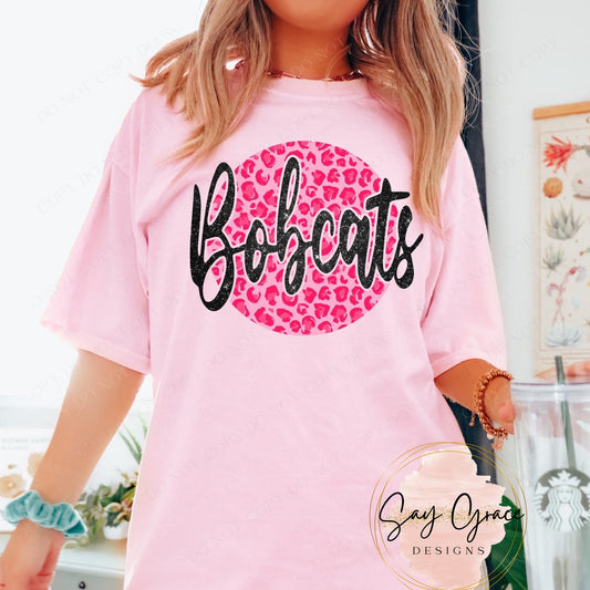 Bobcats Pink Leopard