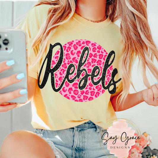 Rebels Pink Leopard