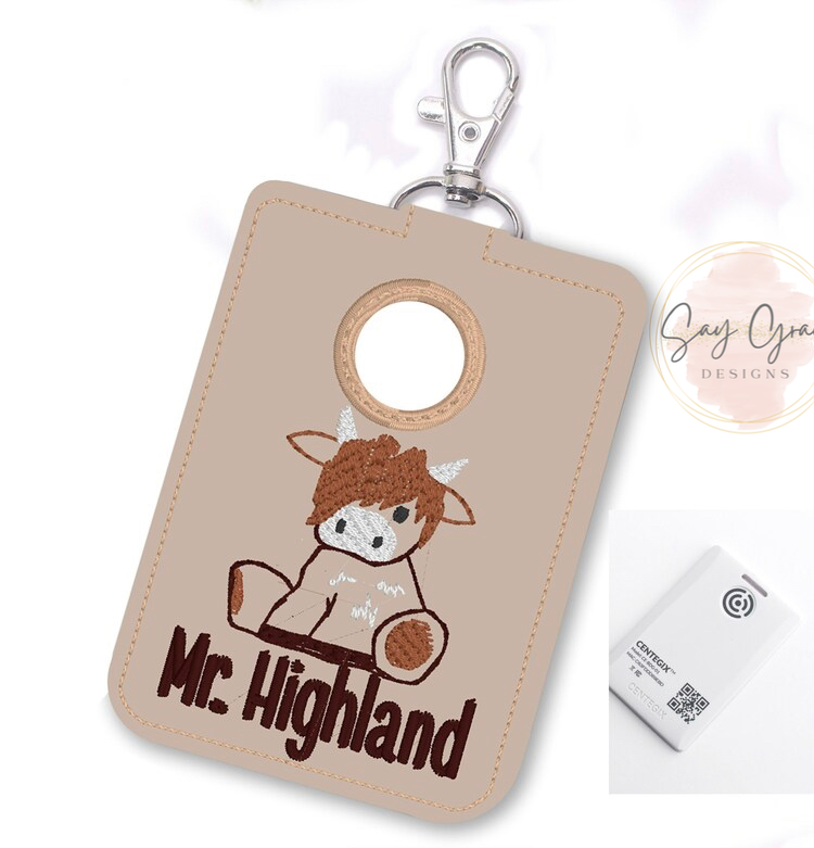 Alarm ID Badge Holder