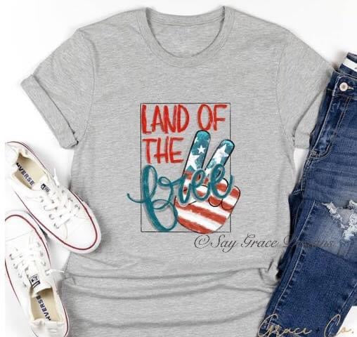 Land Of The Free (Peace Sign)