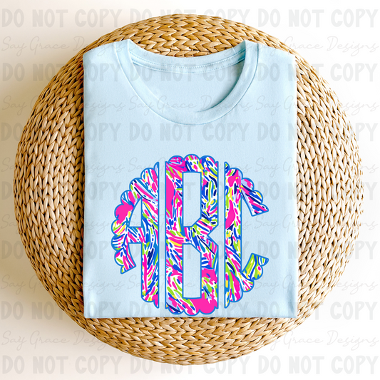 Lily Pink Monogram