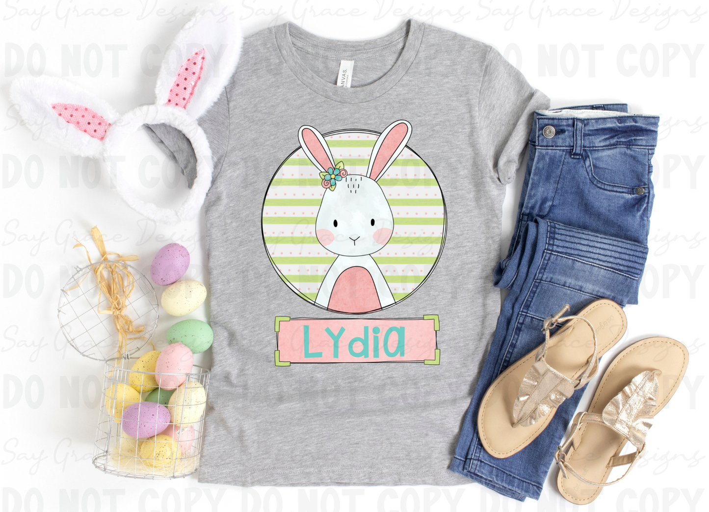 Bunny Circle (Personalized)