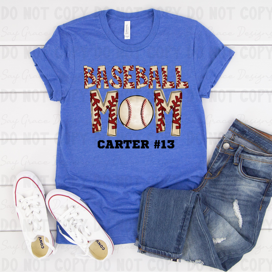 Baseball Mom (Personalized)