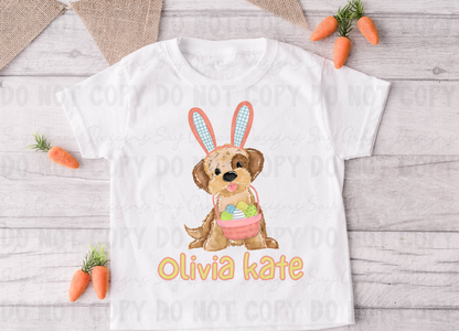 Easter Puppy (Personalized)