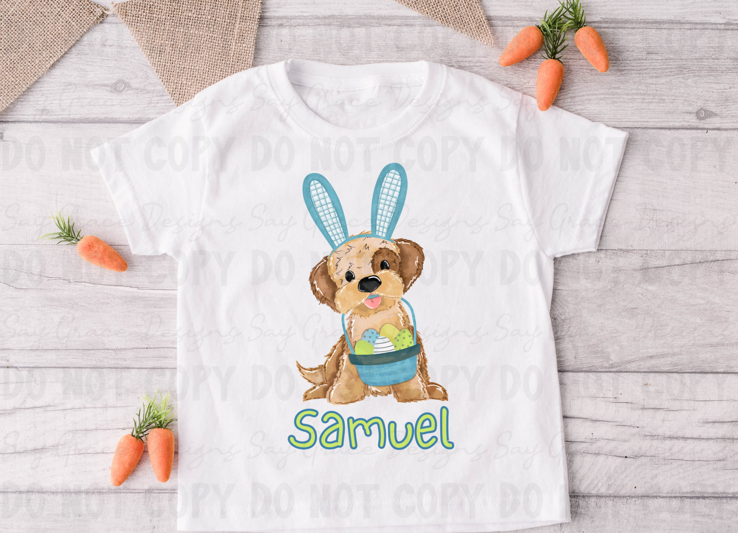 Easter Puppy (Personalized)