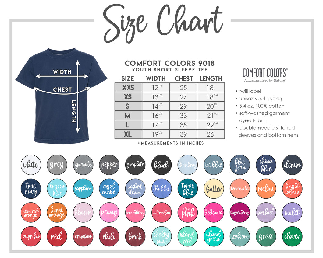 Comfort Colors Short Sleeve Youth