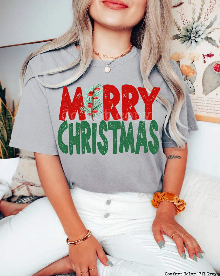 Merry Christmas Distressed